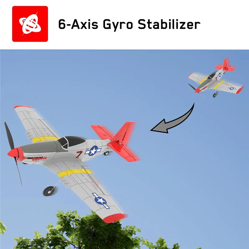 Eachine Mini P 51D EPP 400 мм Wingspan 2 4G 6 осевой Электрический Открытый неподвижное крыло RTF RC