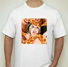 Унисекс, размер S-3Xl, футболка для пиццы  Карикатура для пиццы, как показано на Instagram