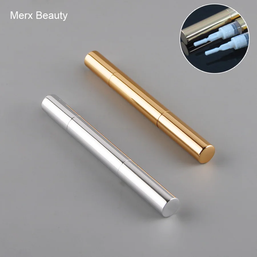 50 шт. 3 мл золотистая/серебристая алюминиевая заводная ручка пустая круглая