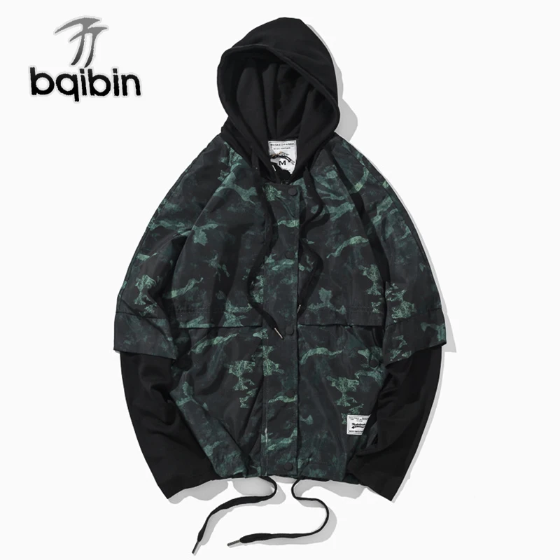 Куртка мужская камуфляжная с капюшоном приталенная зимняя на молнии длинным