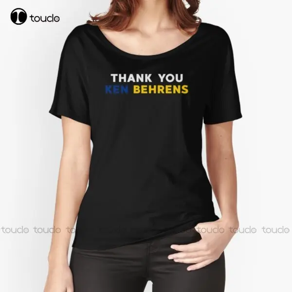 

New Thank You Ken Behrens Relaxed Fit T-Shirt Athletic Shirts Women Men Cotton Tee Shirts S-5Xl