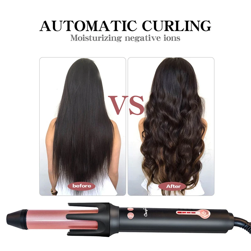 

CkeyiN Professional Automatic Hair Curler Rollers Ceramic Fast Heating Hair Waver Wand Machine Hair Curling Iron Styling Tools