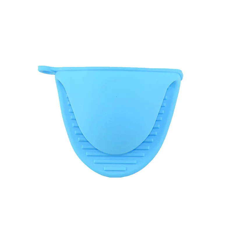 1pcs Kitchen Silicone Heat Resistant Clips Insulation Non Stick Anti-slip Pot Bowel Holder Clip Cooking Baking Oven