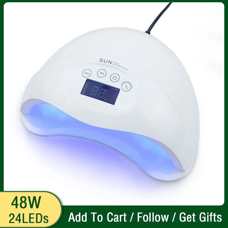 УФ-лампа для сушки гель-лака ногтей 48 Вт | Красота и здоровье