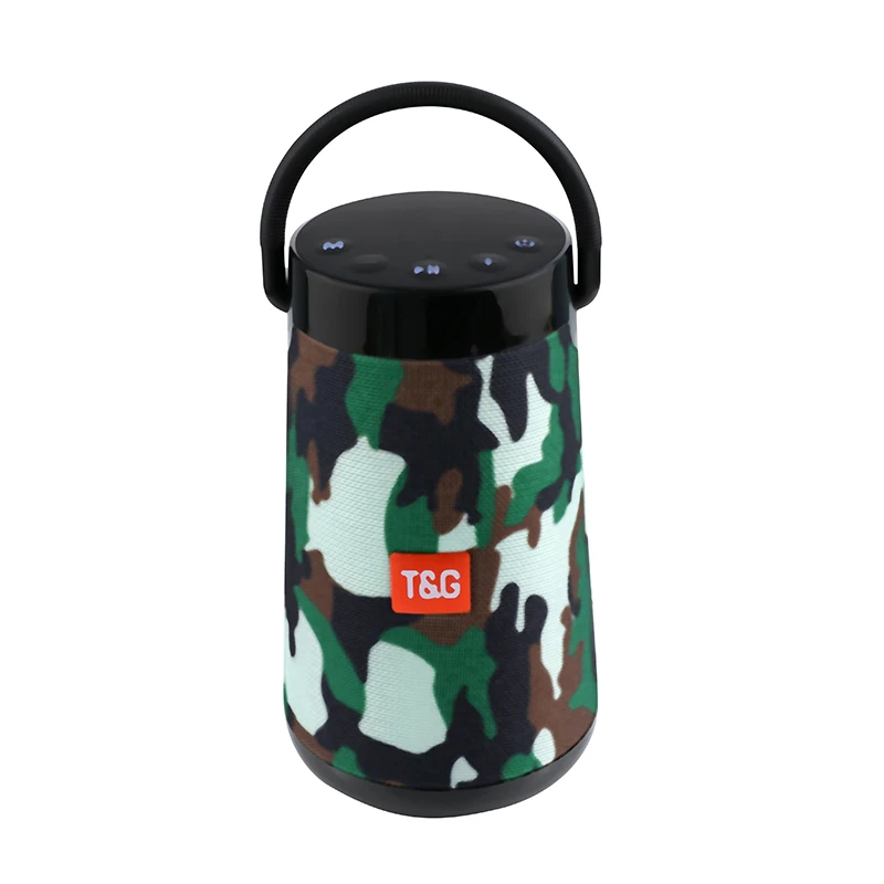 

Портативный беспроводной мини-динамик, тканевый водонепроницаемый сабвуфер для улицы, стерео музыка, объемная звуковая панель, TF AUX USB-динам...