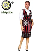 womens dress elegant party ladies dresses african clothes for women ankara attire print outfits midi dress pure cotton s2125006