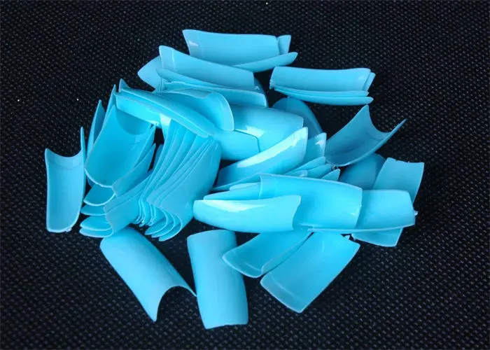 TKGOES 500 шт. Типсы для ногтей Акриловые накладные ногти французского маникюра