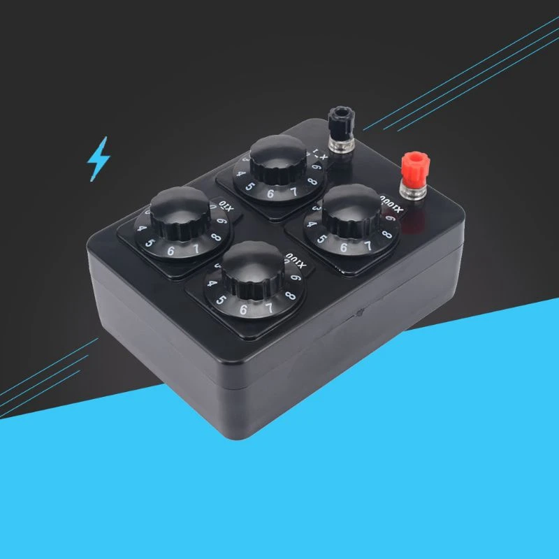 0-9999 Ом простая коробка сопротивления прецизионный переменный десятилетний