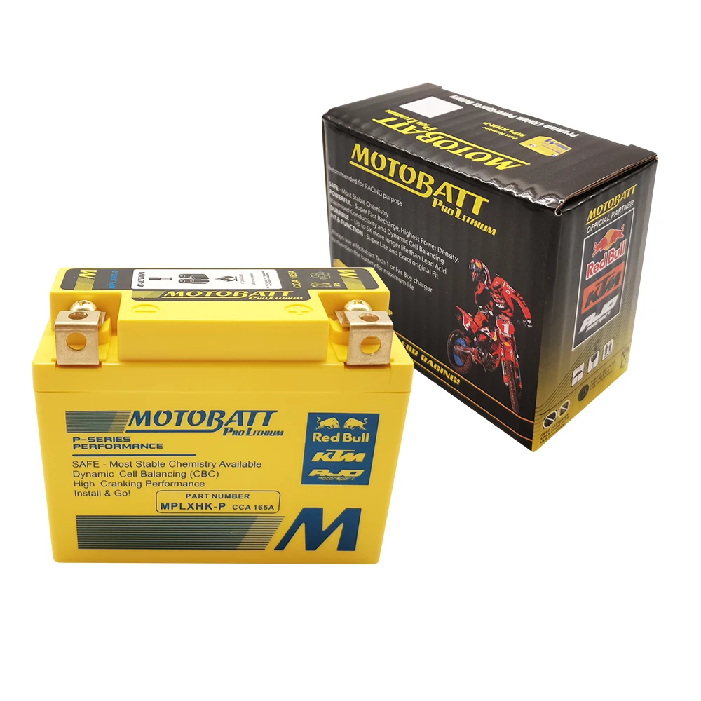 Новый литий-ионный LifePo4 аккумулятор Motobatt Pro для мотоциклов YAMAHA YZ250F KAWASAKI KX450F HONDA