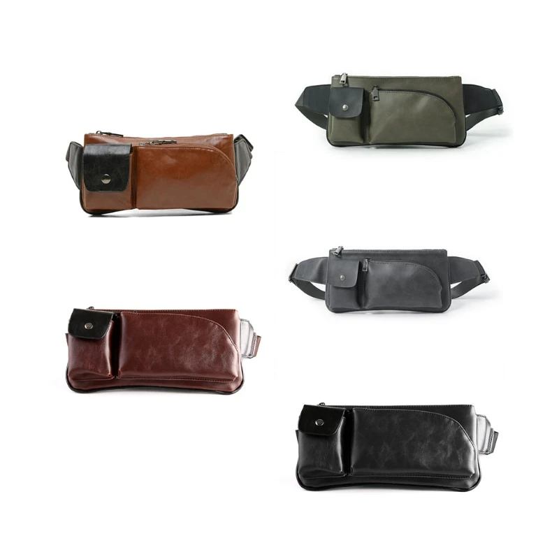 

Men Chest Bag Waist Fanny Pack Belt Pouch Travel Hip Bum Shoulder Bags Purse