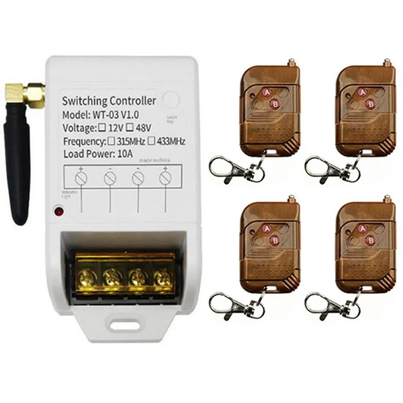 Беспроводной Выключатель света с дистанционным управлением 30 А релейный выход