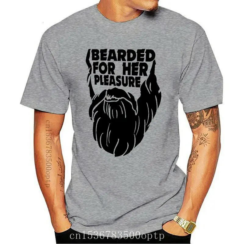 

Футболка мужская унисекс с принтом «BEARDED для нее»