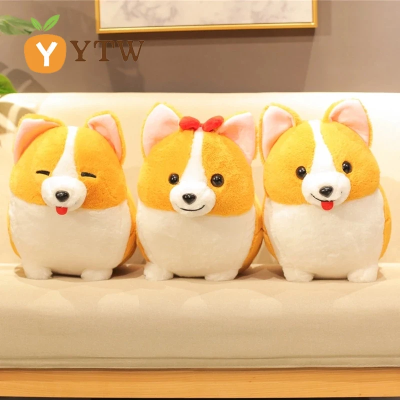 

Cute Corgi Plush Stuffed Animal Toys Children's Soft Cartoon Pillows Children's Lovers Birthday Gifts Bedroom Decoration Gifts