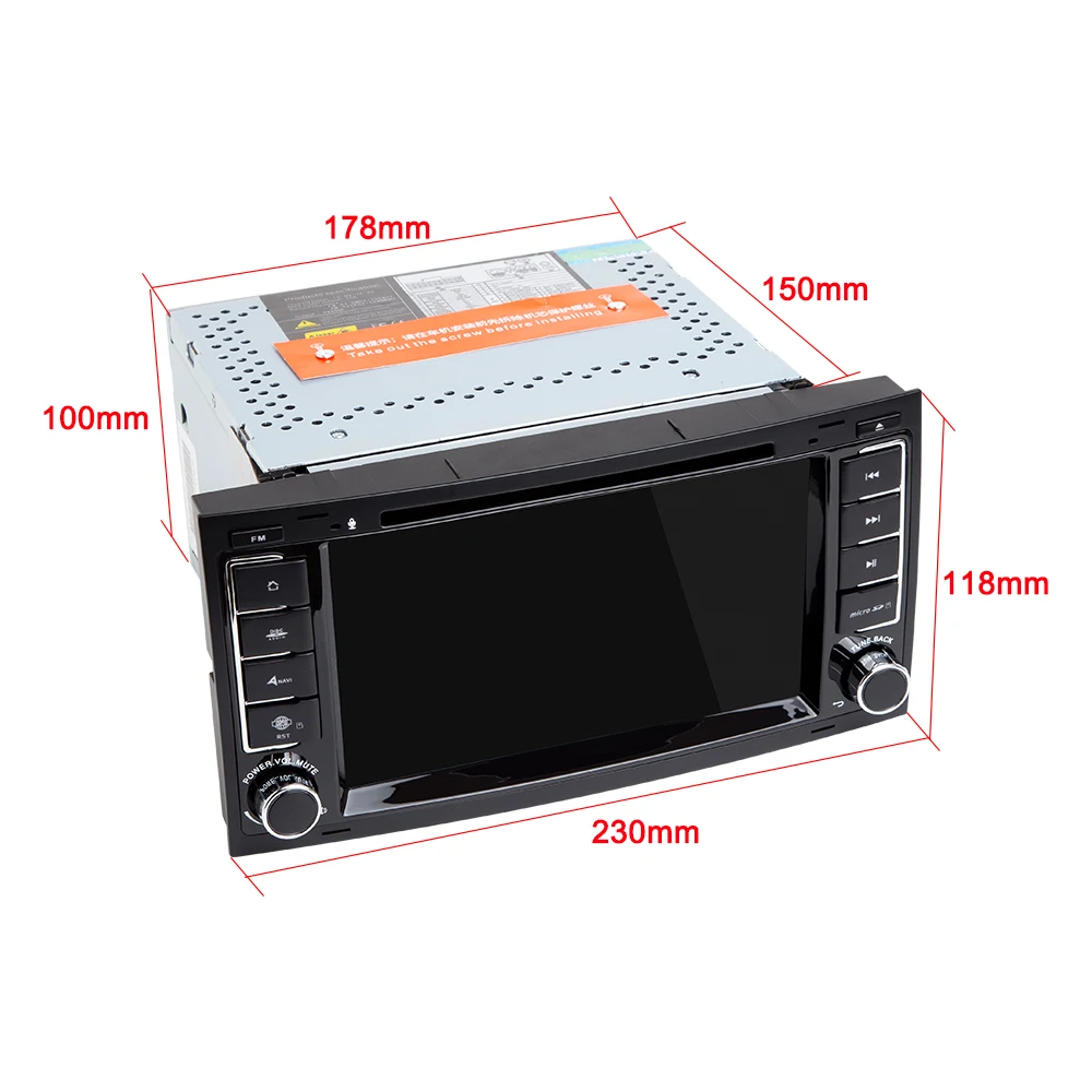 Авторадио 2 Din Автомобильный dvd-плеер на основе Android для VW/Volkswagen/Touareg/Transporter T5 Multivan