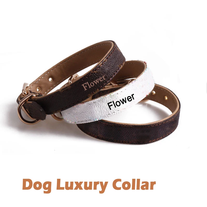 Собачий ошейник для питомцев поводок классический маленьких больших собак