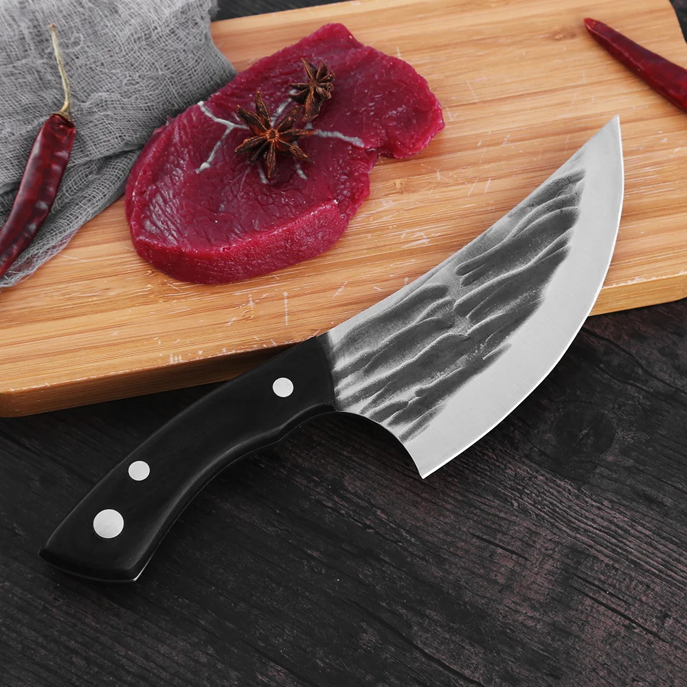 XYj 6 дюймов кованый нож обвалочный Ножи пластичный монтаж прочная лопасть с