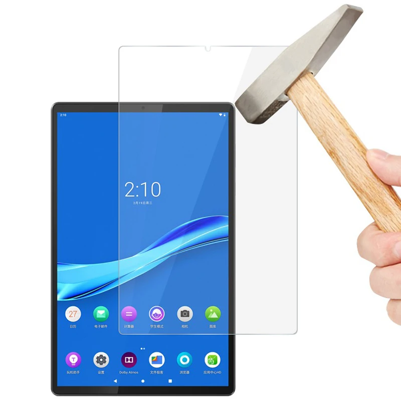 Прозрачная пленка для Lenovo Tab M10 FHD Plus защита экрана 2 го поколения зеркальная из