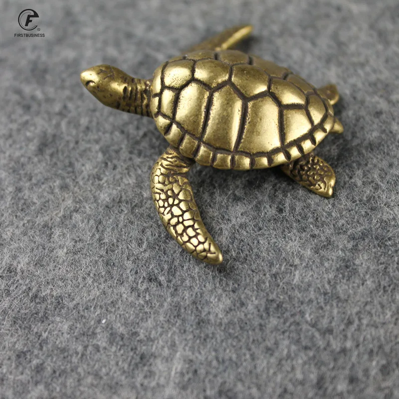 Pure Copper Turtle Statue Vintage Brass Tortoise Miniatures Figurines Home Decorations Car Ornament Desk Decor Accessories Craft | Дом и сад