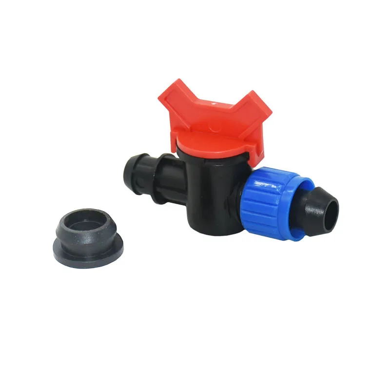 Шланг садовый с фиксирующей гайкой 20 мм полиэтиленовый клапан для полива воды 15