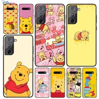 soft cover winnie the pooh for samsung galaxy s21 s20 fe ultra s10 s10e lite s9 s8 s7 edge plus phone case