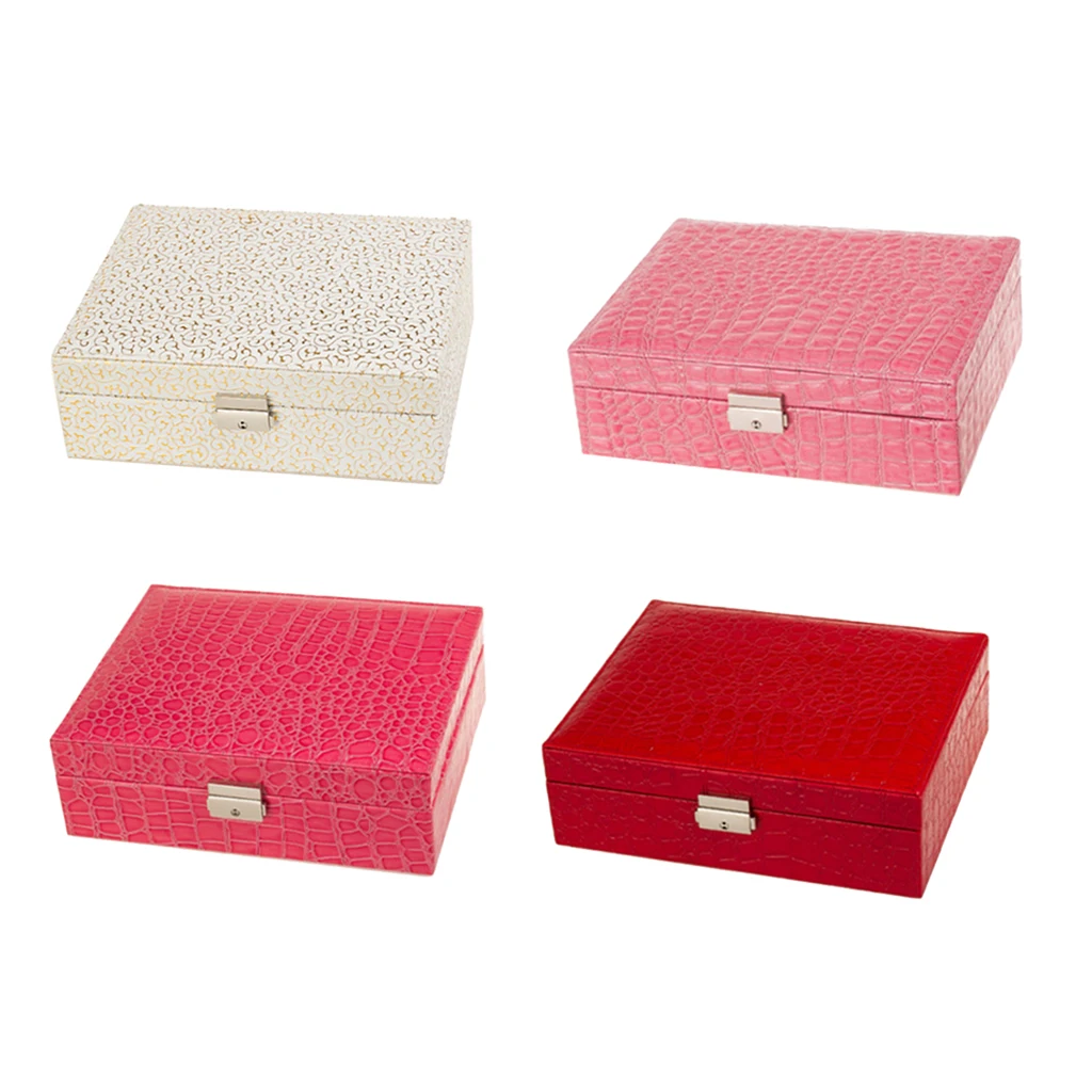 

Watch Jewelry Organizer Case for Necklace Bracelet Earring PU Leather Gift Box