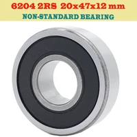 6204rs ball bearings 204712 1 pc inner diameter 20 mm outer diameter 47 mm thickness 12 mm 620320 bearing size 204712mm