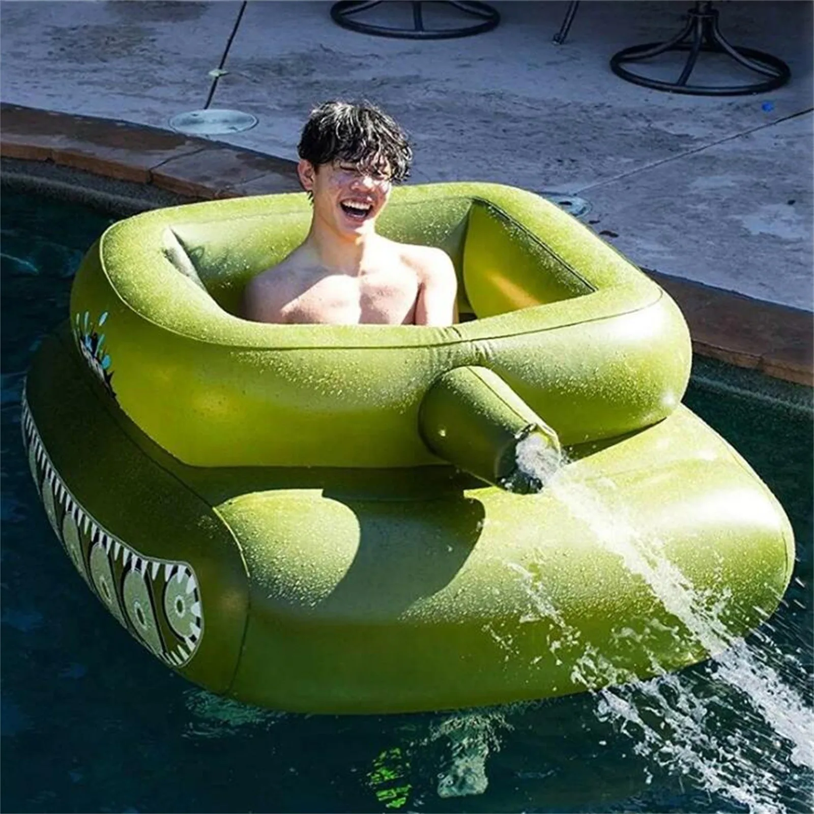 

New Inflatable Tank Pool Floats Lounger Bed Chair Swimming Circle Outdoor Ride-ons Toys For Adults Kids Funny Beach Rafts Party