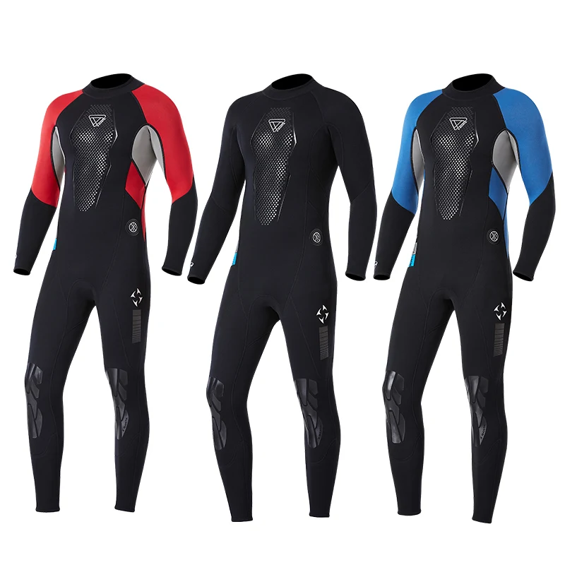 Men's Wetsuit, 3mm Super Stretch Neoprene Keep Warm Wetsuit,Suitable for Diving, Swimming, Surfing and other Water Sports
