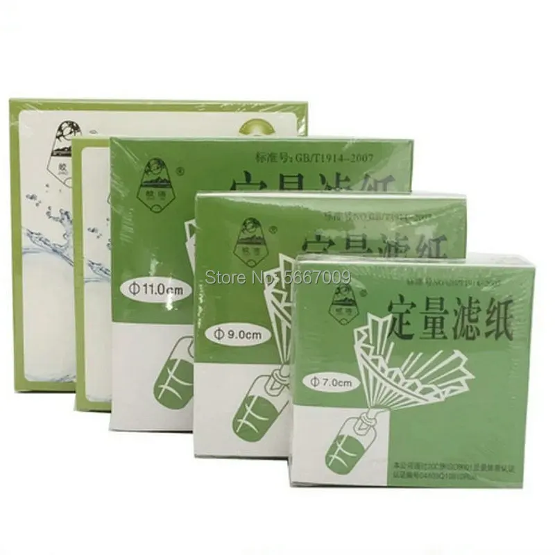 100 шт./упак. быстро/средний/медленная скорость аналитическая фильтровальная