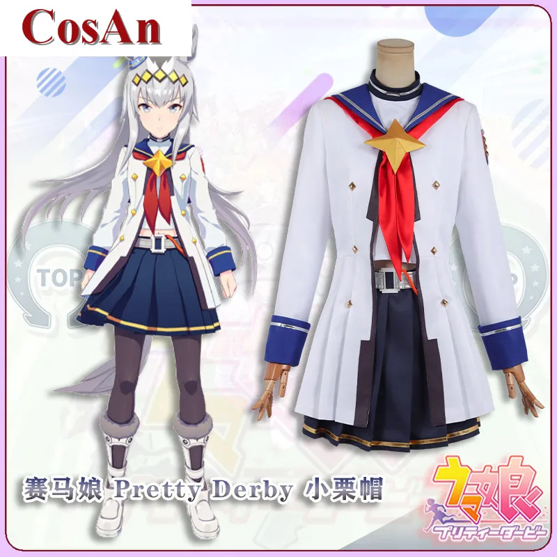 

Hot Game Umamusume: Pretty Derby Oguri Cap Cosplay Costume Lovely Battle Uniform Activity Party Role Play Clothing Custom-Make