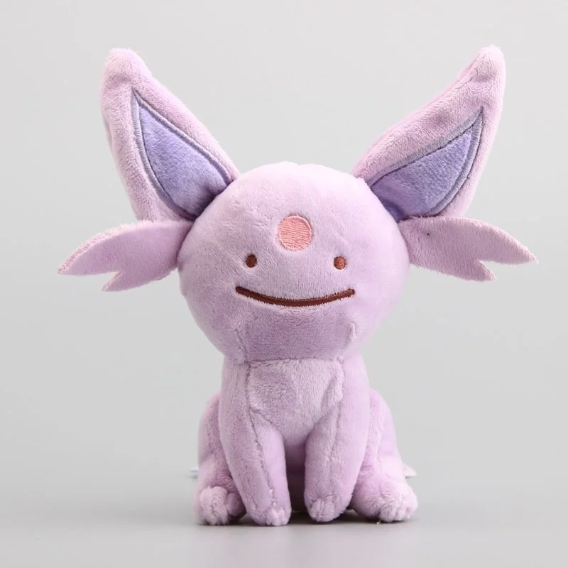 Новые фиолетовые Дитто, косплей Espeon из анимационного сериала "мягкие куклы Симпатичные Espeon из анимационного сериала" Плюшевые игрушки для детей подарок " 18 см игрушки для детей