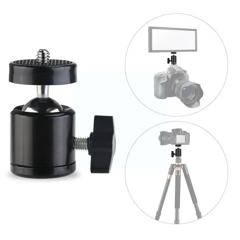 

1 Pcs Mini 1/4" Tripod Screw To Flash Hot Shoe Adapter Mount Holder For Camera Cam Black Ball Bracket Mount For Camera Trip N3z3