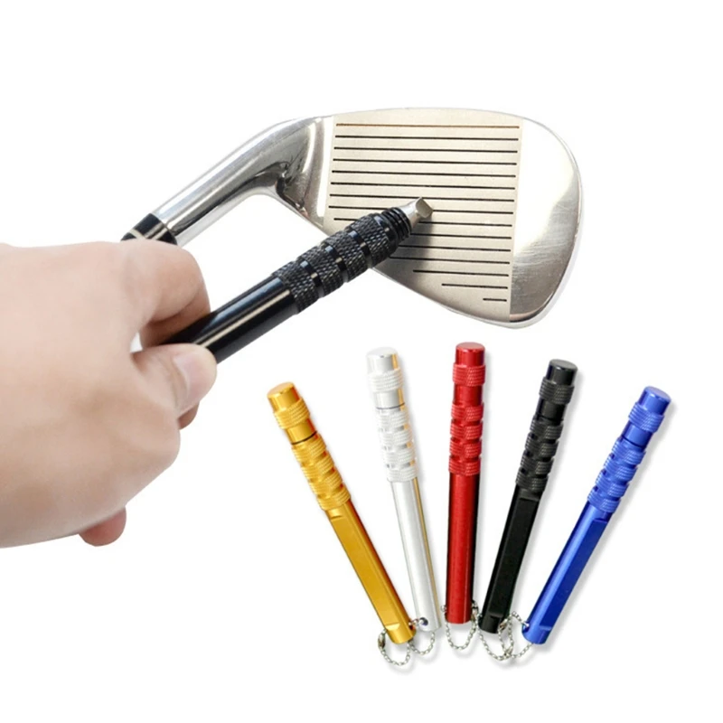 2022 New Golf Groove Sharpener fit Iron Wedge Club Re-Grooving Cleaning Tool Accessories | Спорт и развлечения