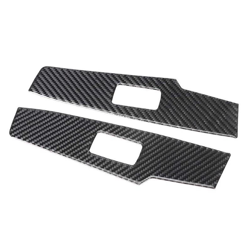 Верхние 4 шт. автомобильные стеклоподъемники из углеродного волокна панель