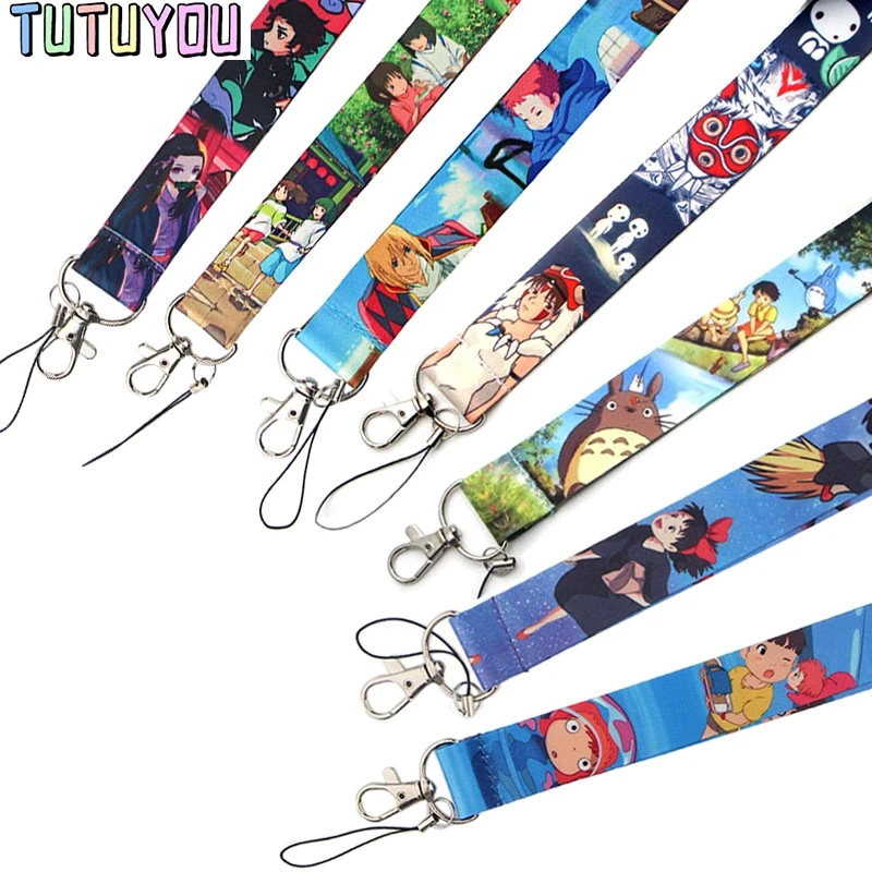 PC1560 Фильм аниме Kimetsu no Yaiba Талреп Бейдж ID Lanyards/Мобильный телефон Веревка/ключ