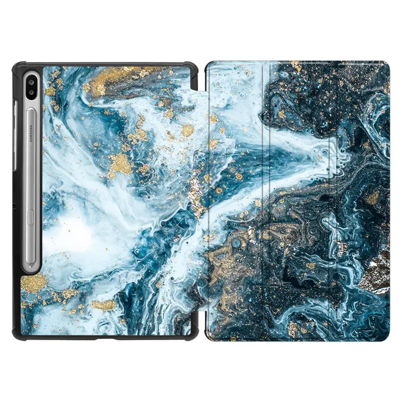 SS03 MTT для samsung Galaxy Tab S6 10,5 ''чехол для планшета SM-T860 T865 T867 из искусственной кожи флип-стенд смарт-чехол Funda Авто Режим сна/пробуждения - Цвет: SS03