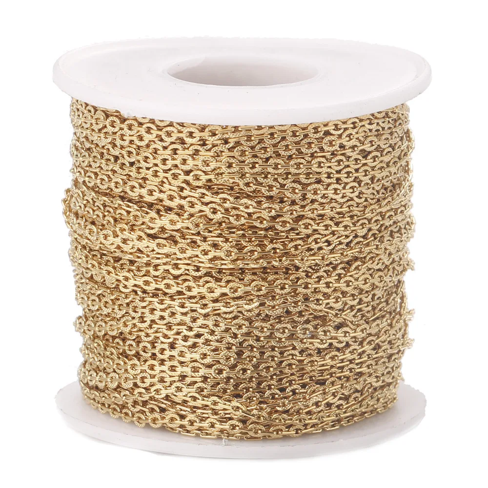 Цепь с плоским кабелем из нержавеющей стали для изготовления ювелирных изделий