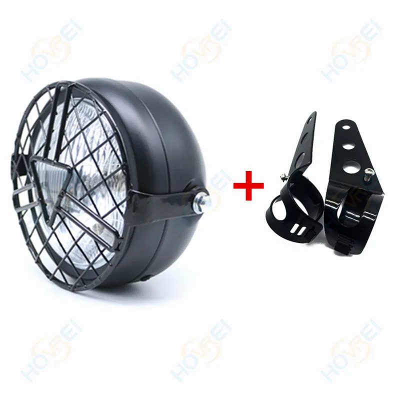 35 Вт Универсальный Ретро мотоциклетный гриль передняя фара vingate маска налобный