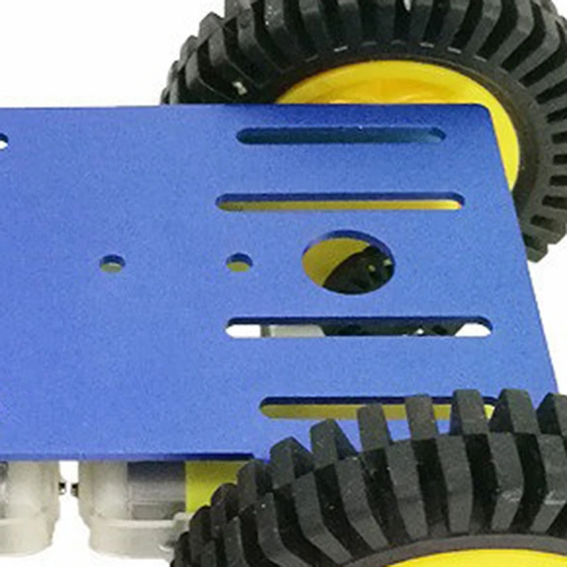 Металлический робот 4Wd шасси автомобиля C101 с четырьмя колесами мотора TT для Arduino