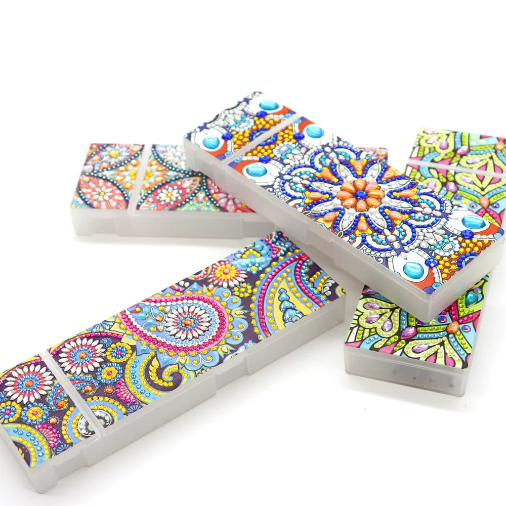 Pencil Storage Box DIY Mandala Special Shaped Diamond Painting Students Embroide Kids Gift Jewelry | Дом и сад
