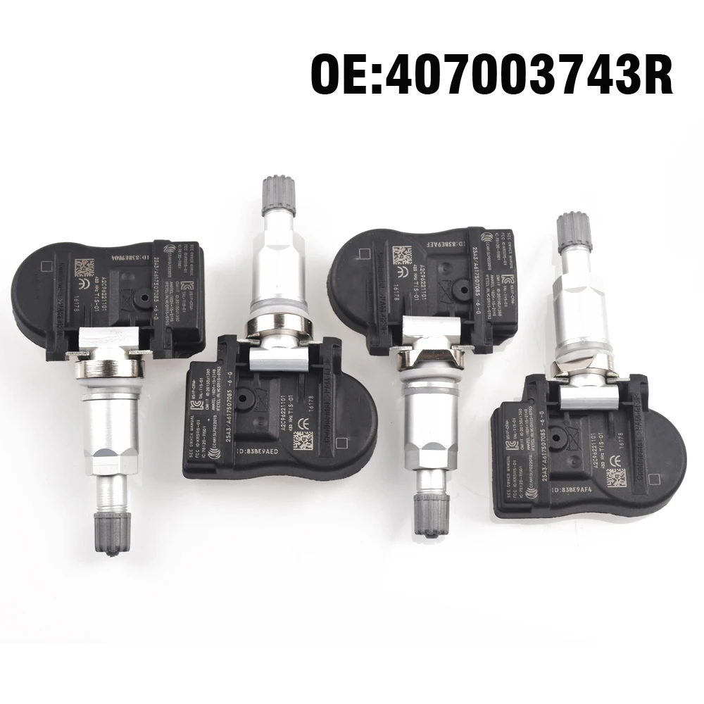 OEM 407000435R S180052004 S180052064A 407003743R TPMS датчик давления в шинах для Renault MEGANE III