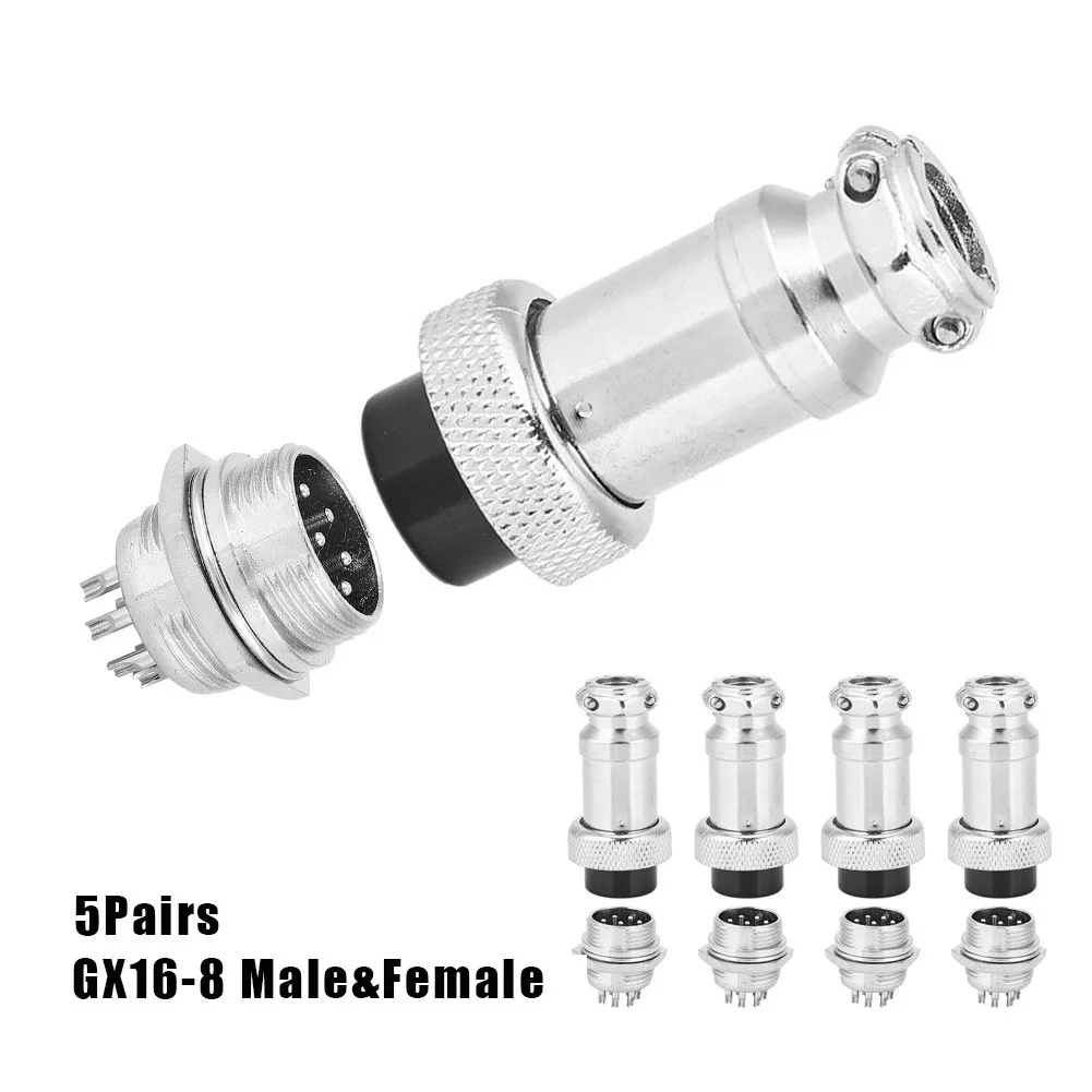 

5 A Connector 5 Pair Accessories For Aviation Plug Male Female Panel Wire