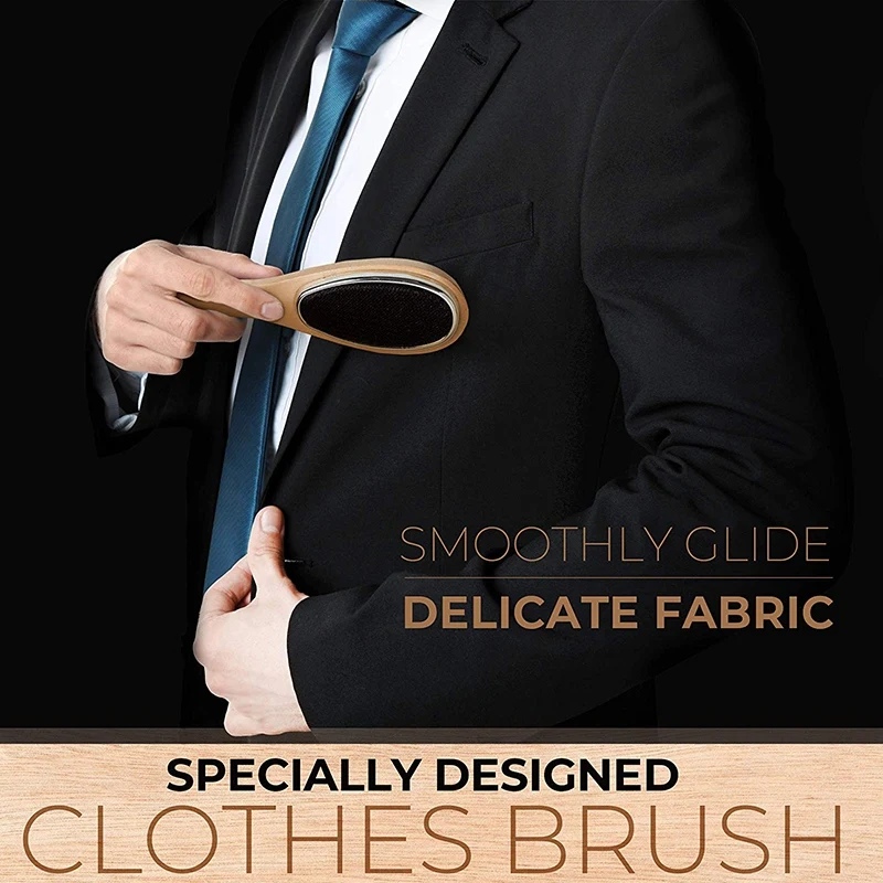 Лидер продаж ворсовая щетка для одежды и рог обуви (деревянная) профессиональная