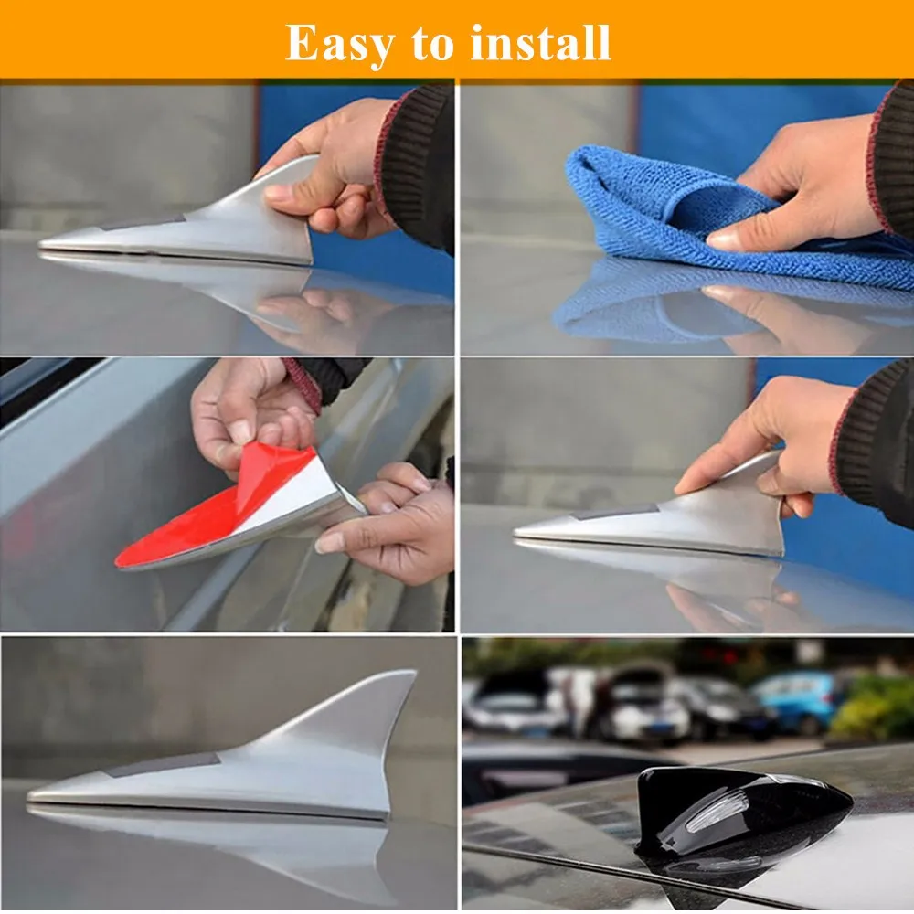 1 шт. Водонепроницаемый новый дизайн прочный солнечной энергии в виде акульего