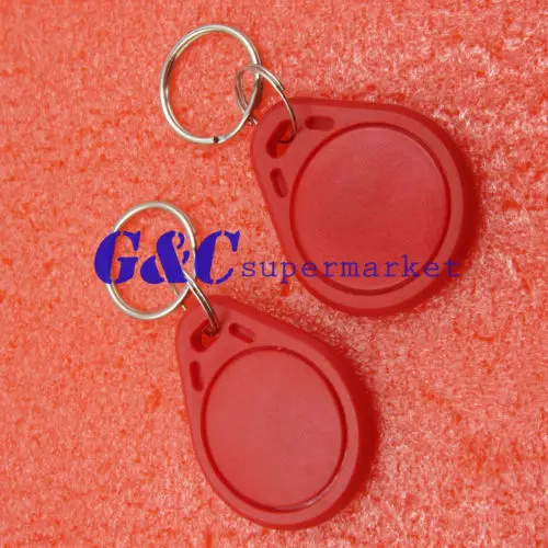 Красный RFID датчик приближения карты IC Брелоки Брелок 13 56 МГц 5 шт. | Электронные