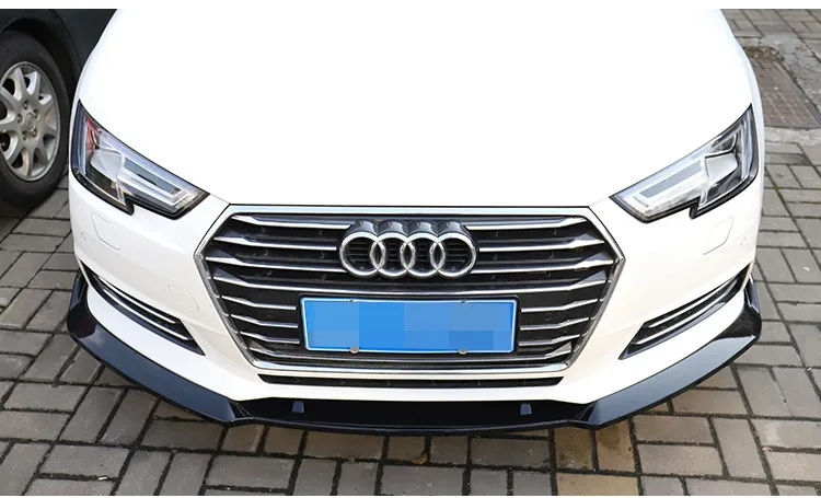 Задний спойлер для Audi A4 2016 2018 задний ABS передний бампер диффузор защита