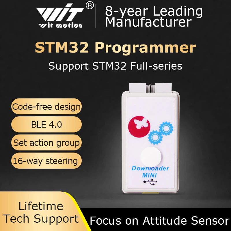 WitMotion STM32 GD32 scaricatore Offline per tutte le serie, bruciatore universale ad alta velocità, scrittore Off-line, programmatore mini-pro