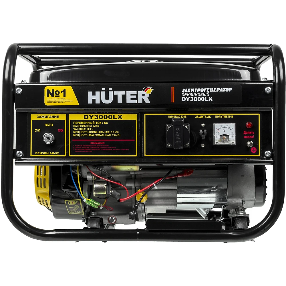 Бензиновый генератор HUTER DY3000LX 220 2.8кВт [64/1/10] | Обустройство дома