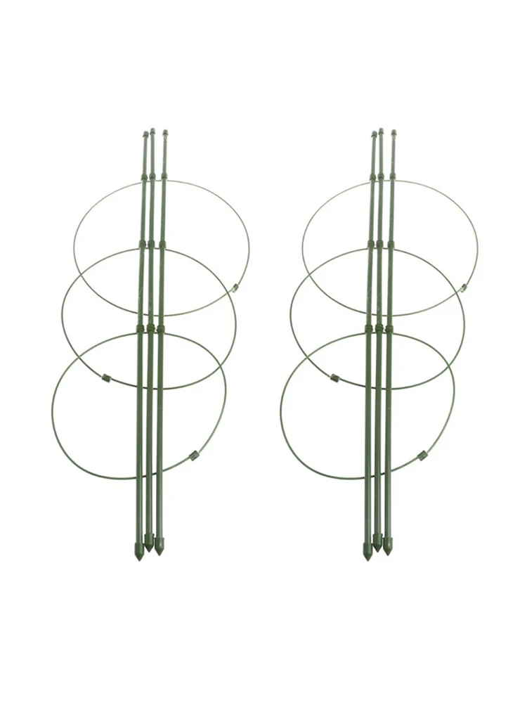 

2pcs Climbing Plant Cage Garden Trellis Flowers Stand Plant Support Frame 45cm/60cm Flower Vegetables Trellis Brackets