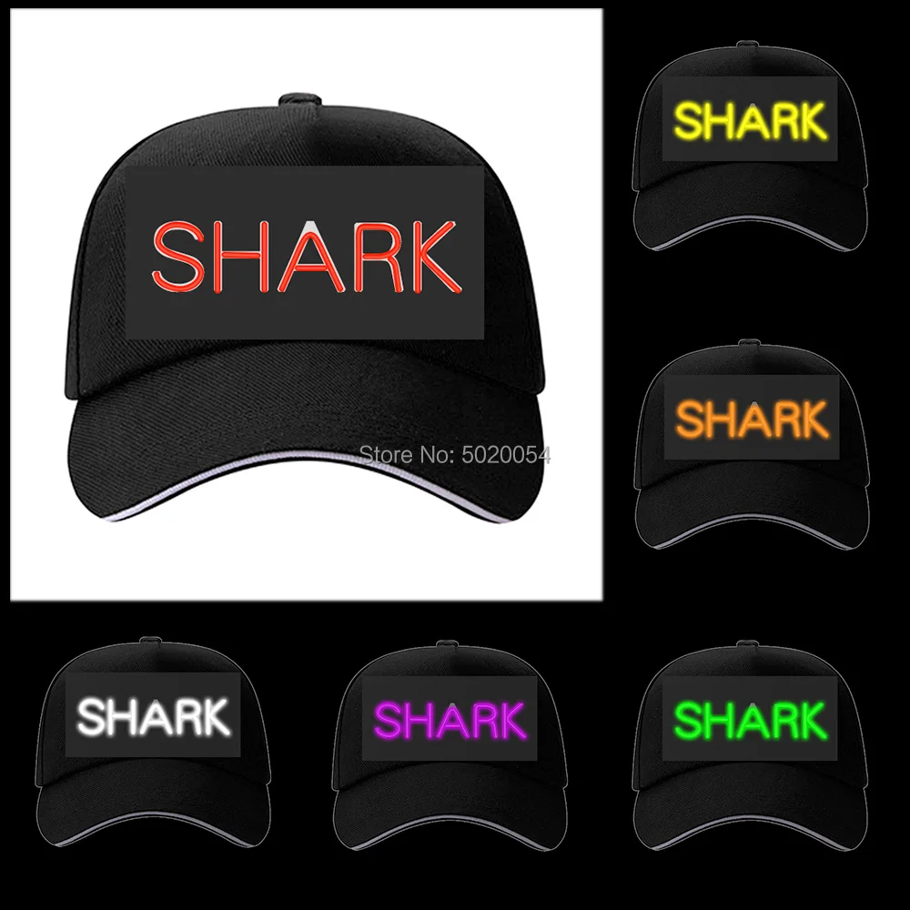 В наличии 10 цветов кепка со светодиодной надписью модная светящаяся Мужская